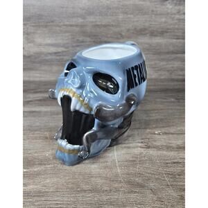 Vintage Metallica Skull Ceramic Mug Rare Collectible 28 Oz Goth Punk Metal Rock